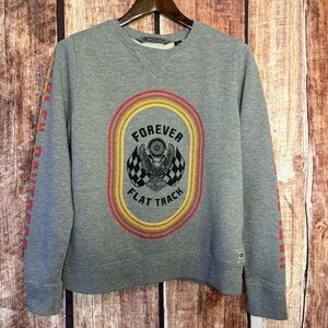Harley-Davidson Gray Crewneck Sweater with Graphic